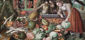 Escena de Mercado