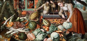 Escena de mercado, 1569