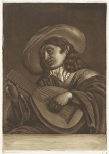 jugador de laúd de Pieter Anthony Wakkerdak