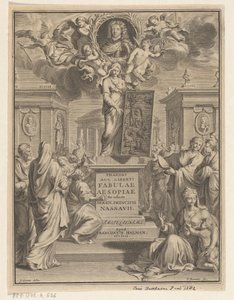 Fábulas de Esopo Fedro ago. liberado de las fábulas de Esopo (título sobre el objeto) de Pieter Balthasar Bouttats
