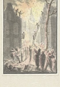 Incendio en una casa