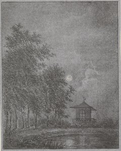 Jardín a la luz de la luna de Pieter Bartholomeusz. Barbiers