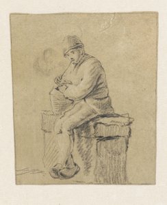 Agricultor sentado