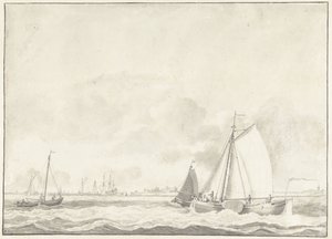 Paisaje marino de Pieter Blaauw