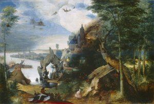 Tentación de San Antonio, c.1550-75 de Pieter Bruegel the Elder