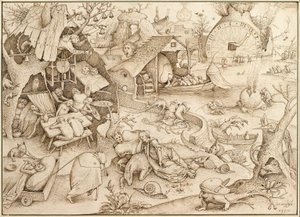 Desidia, 1557 de Pieter Bruegel the Elder