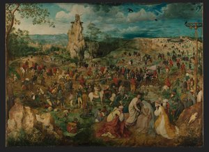 La procesión del Calvario de Pieter Brueghel the Elder