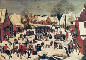 La masacre de los inocentes, 1593 de Pieter Brueghel the Younger