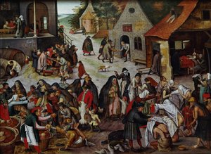 Las siete obras de misericordia de Pieter Brueghel the Younger