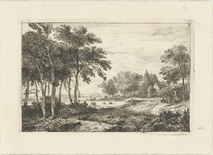 paisaje con jinete de Pieter Casper Christ