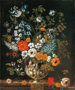 Mayo, de Los doce meses de flores, un calendario floral de naturalezas muertas de Pieter Casteels