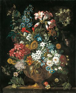 Octubre, de Los Doce Meses de Flores, un calendario floral de naturalezas muertas de Pieter Casteels