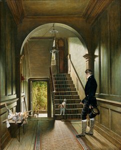 La escalera de la residencia londinense del pintor, 1828