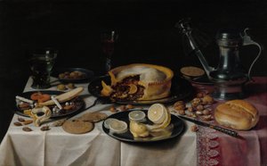 Naturaleza Muerta, alrededor de 1625 de Pieter Claesz
