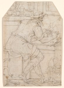 artesano en el trabajo de Pieter Coecke van Aelst