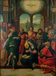 Descenso del Espíritu Santo de Pieter Coecke van Aelst
