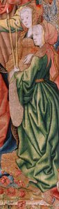 Tapiz flamenco. Serie Episodios de la Vida de la Virgen; Presentación en el Templo (Presentación en el Templo). Segundo tapiz de la serie. Modelos atribuidos a Jan van Roome (o van Brussel). Fabricación Pieter van Aelst, Bruselas. CA 1502-1504.