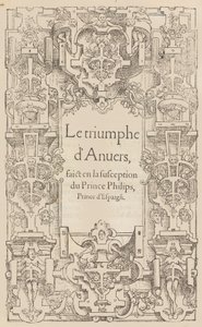 El triunfo de Amberes en la recepción del Príncipe Felipe, Príncipe de España, 1550 de Pieter Coecke van Aelst
