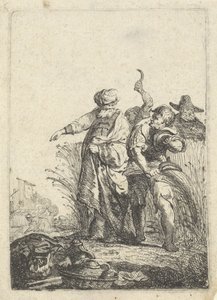 Rut espiga en el campo de Booz. de Pieter Cornelisz. Verbeeck (possibly)