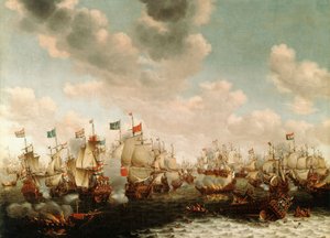 La batalla de los cuatro días de Pieter Cornelisz van Soest