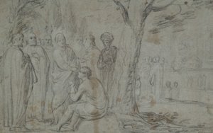 Cristo sanando al ciego (anverso); Venus y Cupido (verso)