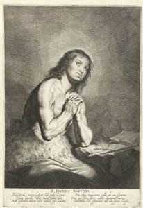 San Juan bautista S. Ioannes Babtista (título sobre objeto) de Pieter Fransz de Grebber