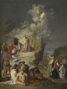 Moisés y la Serpiente de Bronce, c.1625-46 de Pieter Fransz de Grebber