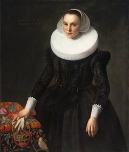 Retrato de una joven dama de Pieter Fransz. de Grebber