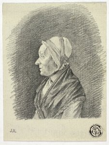 Perfil de la anciana con gorra de Pieter Gaal