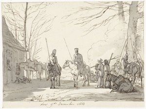 Vivac de los cosacos, 9 de diciembre de 1813
