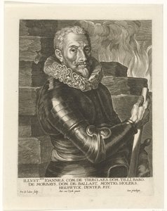 Retrato de Johann Tserclaes, Conde de Tilly de Pieter I Jode de