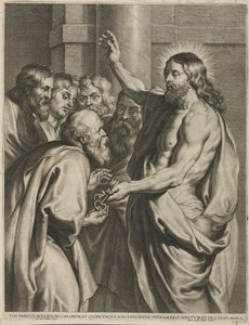 Christ Giving the Keys to Peter de Pieter I de Jode