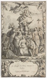 Diseño del frontispicio para Frederick Hendrick van Nassauw