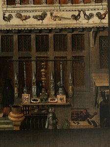 Detalle del retrato de Jacquemyne Buuck de Pieter Jansz. Pourbus