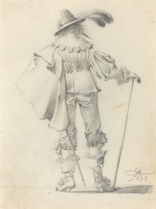 Caballero visto desde atrás de Pieter Jansz Quast