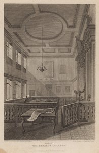 Interior del Colegio de Heraldos de Pieter Jansz. Quast