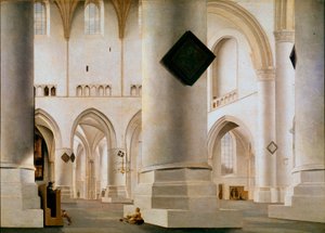 Interior de la Gran Iglesia de Haarlem de Pieter Jansz Saenredam