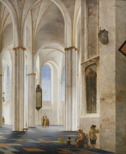 Interior de la iglesia Buurkerk de Utrecht de Pieter Jansz Saenredam
