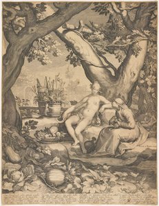 Vertumno y Pomona de Pieter Jansz Saenredam