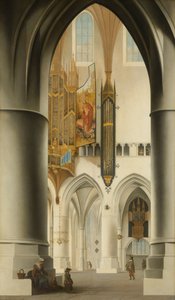 Interior de la Iglesia de San Bavón en Haarlem de Pieter Janszoon Saenredam