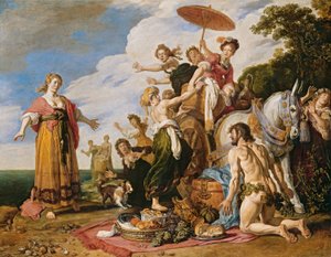 Odiseo ante Nausícaa de Pieter Lastman