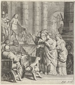 Don Jan y Konstance en la corte de Pieter Nolpe