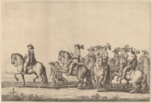 Entrada de María de Médici en Ámsterdam [lámina 2 de 6] de Pieter Nolpe