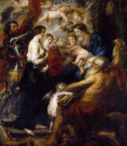 Nuestra Señora con los Santos, 1634 de Peter Paul Rubens