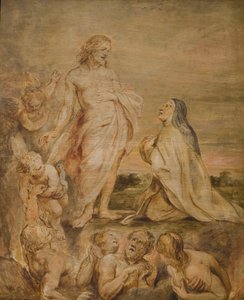 La visión de Santa Teresa de Ávila, c. 1635 de Pieter Paul Rubens