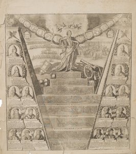 La apoteosis de la gloria militar de Pedro, 1717 de Pieter Pickaert