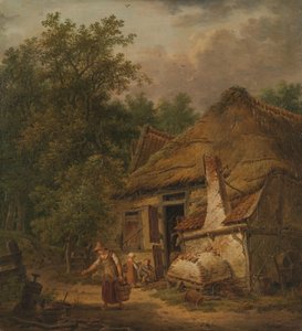 Casa de campo cerca de Helvoirt de Pieter Pietersz. Barbiers