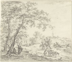 Paisaje de Holanda Septentrional (¿Egmond hacia Castricum?) de Pieter Pietersz. Barbiers
