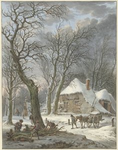 Paisaje de invierno de Pieter Pietersz. Barbiers