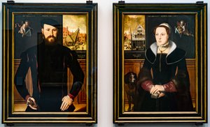 Retratos de Jan van Eyewerve y Jaquemyne Buuck